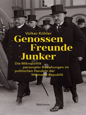 cover image of Genossen--Freunde--Junker